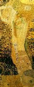 Gustav Klimt vattenormar oil on canvas